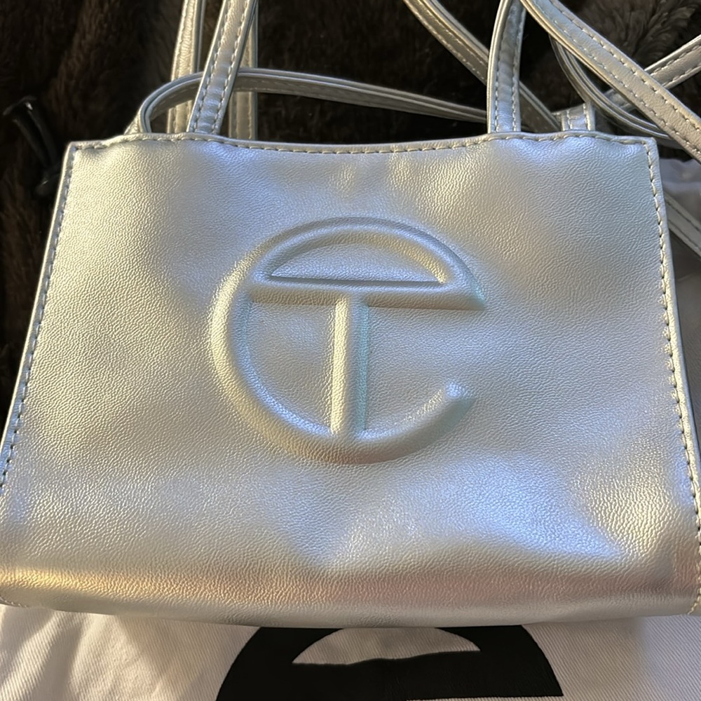 Telfar Silver Shopping Bag - Picture 9 of 9